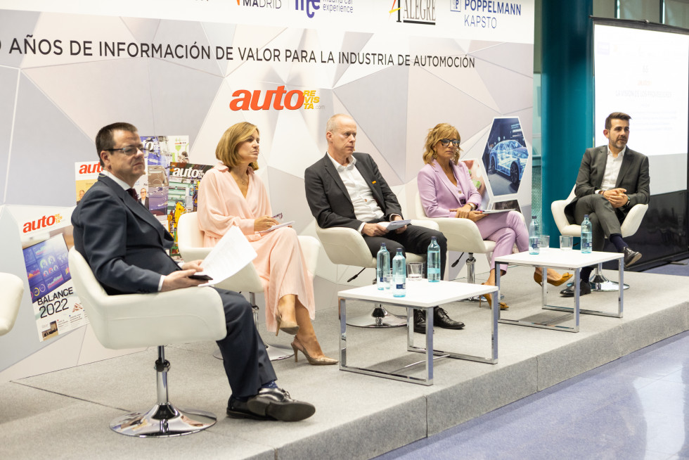 Los proveedores, durante su mesa redonda