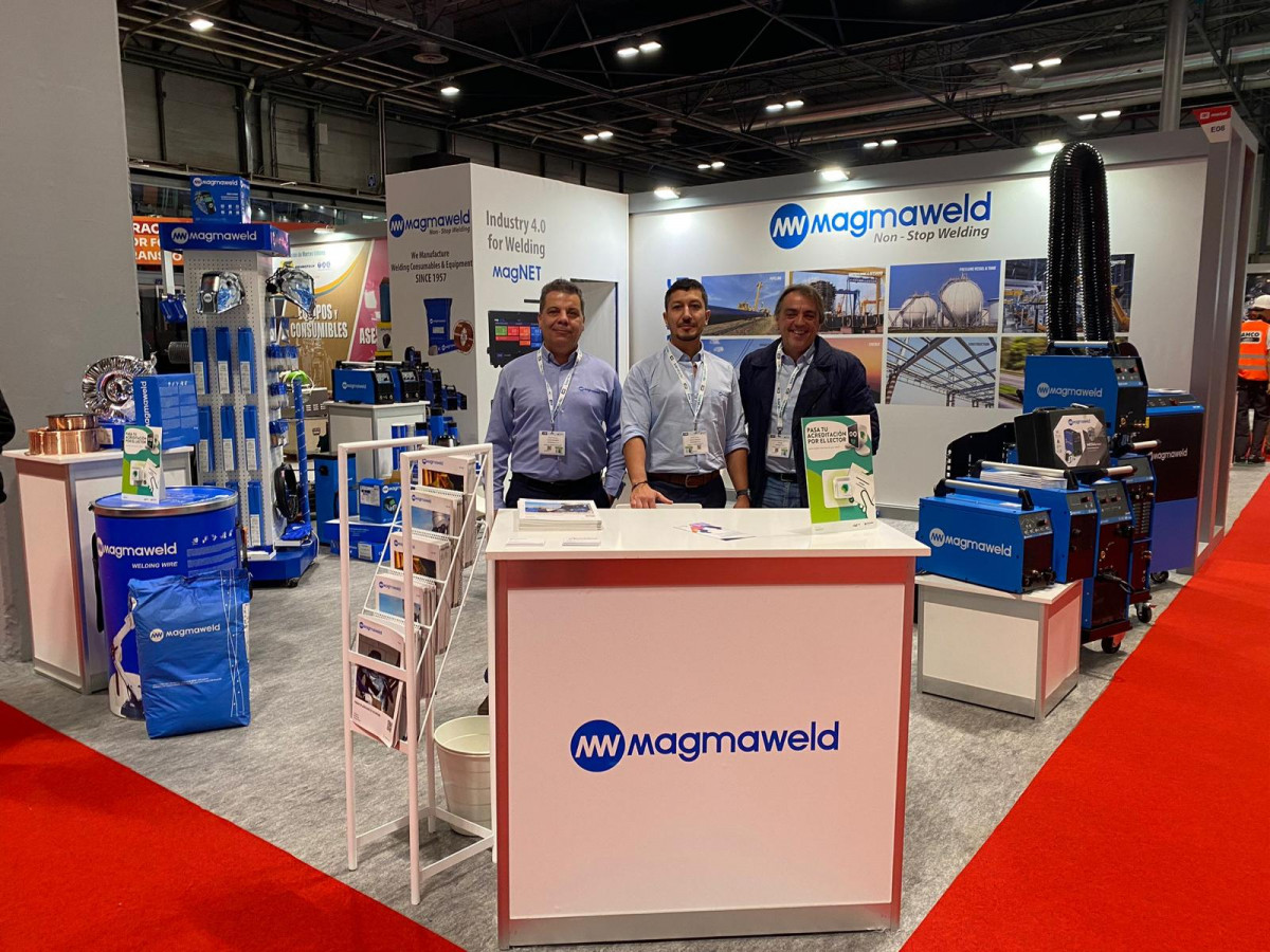 The Magmaweld team at Metal Madrid 2024